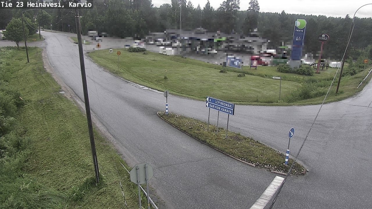 Weather Camera Image Väg 23 Heinävesi, Karvio, Heinävesi, Pohjois-Karjala