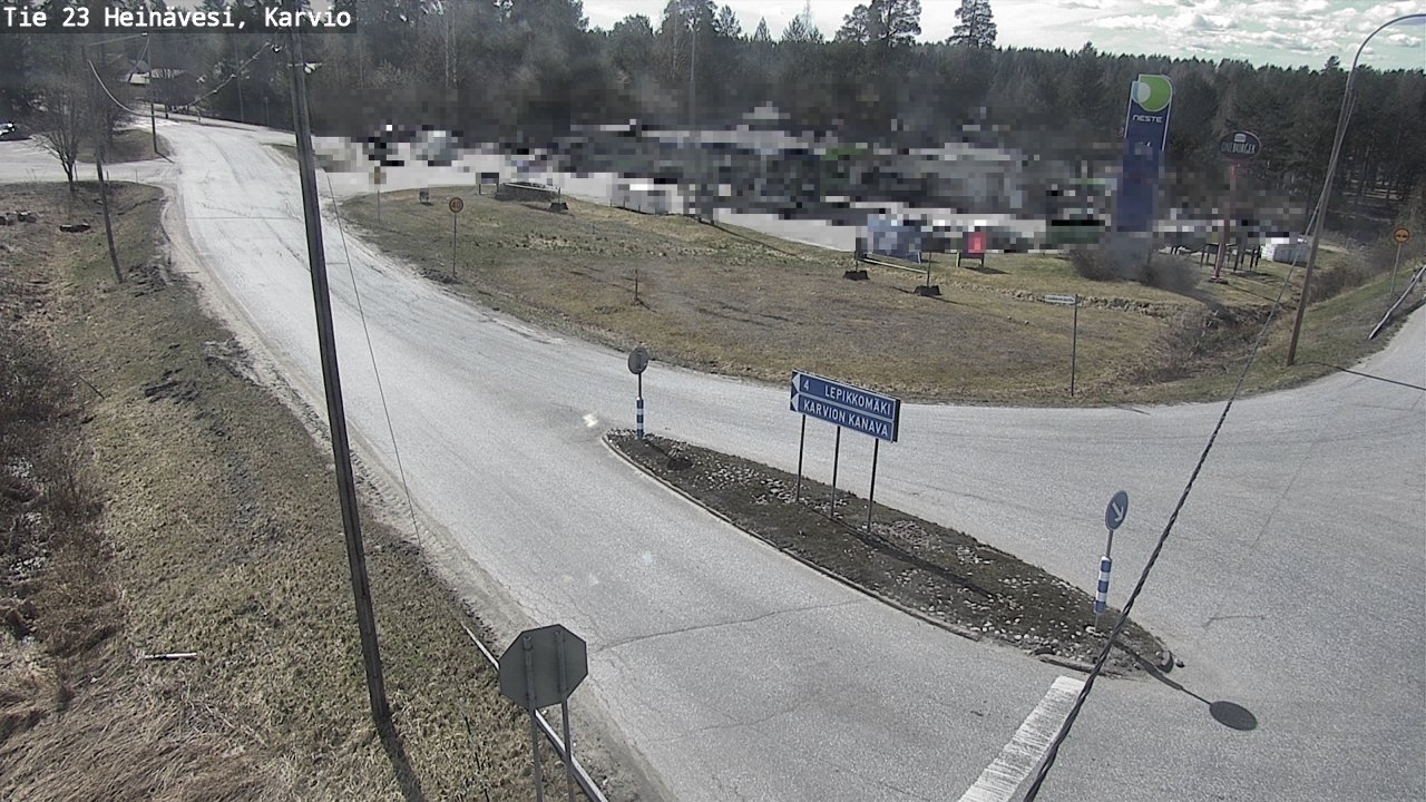 Weather Camera Image Road 23 Heinävesi, Karvio, Heinävesi, Pohjois-Karjala