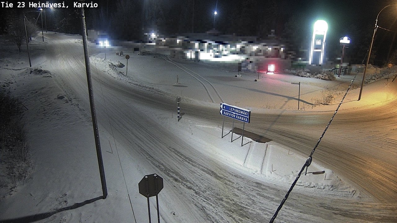 Weather Camera Image Road 23 Heinävesi, Karvio, Heinävesi, Pohjois-Karjala