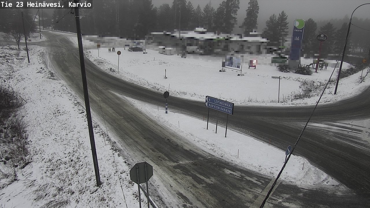Weather Camera Image Väg 23 Heinävesi, Karvio, Heinävesi, Pohjois-Karjala