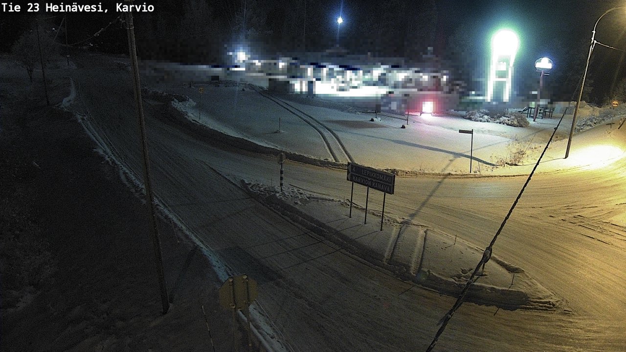 Weather Camera Image Road 23 Heinävesi, Karvio, Heinävesi, Pohjois-Karjala