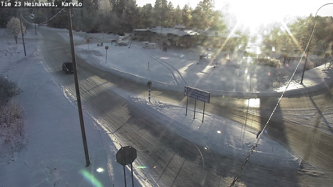 Kelikamerat Kuva Tie 23 Heinävesi, Karvio, Heinävesi, Pohjois-Karjala