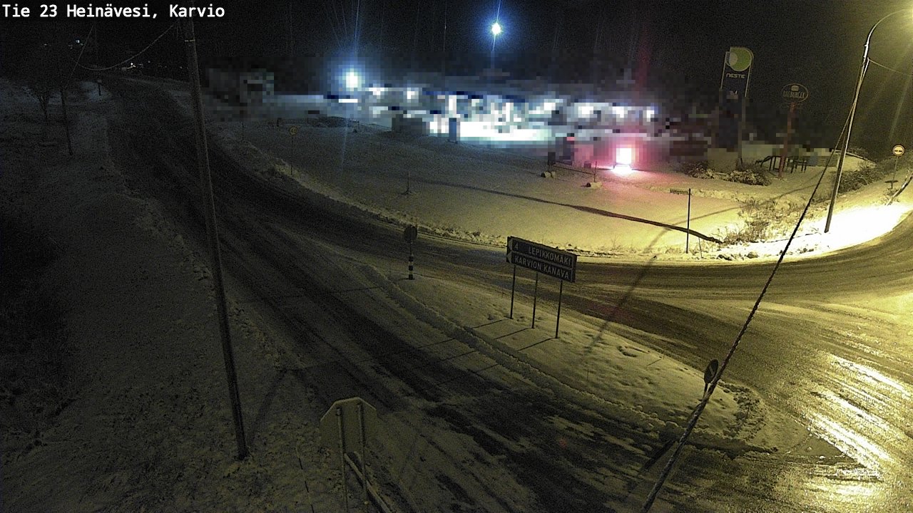 Weather Camera Image Väg 23 Heinävesi, Karvio, Heinävesi, Pohjois-Karjala