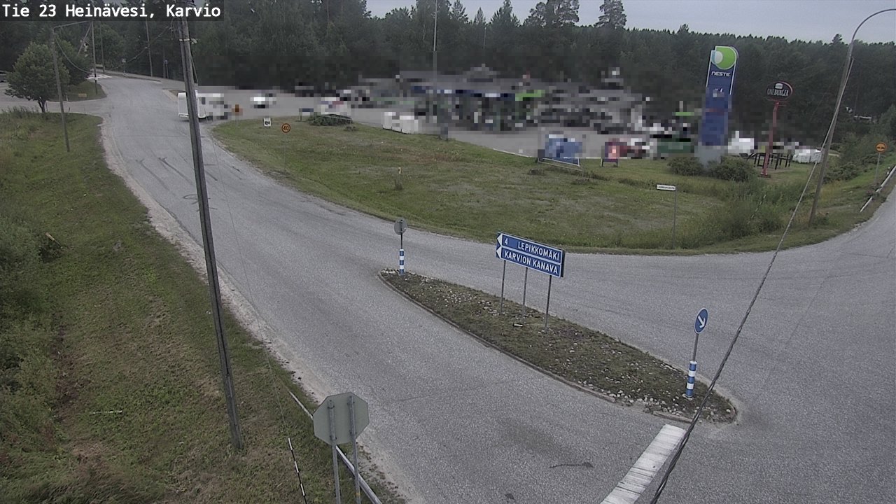 Weather Camera Image Road 23 Heinävesi, Karvio, Heinävesi, Pohjois-Karjala