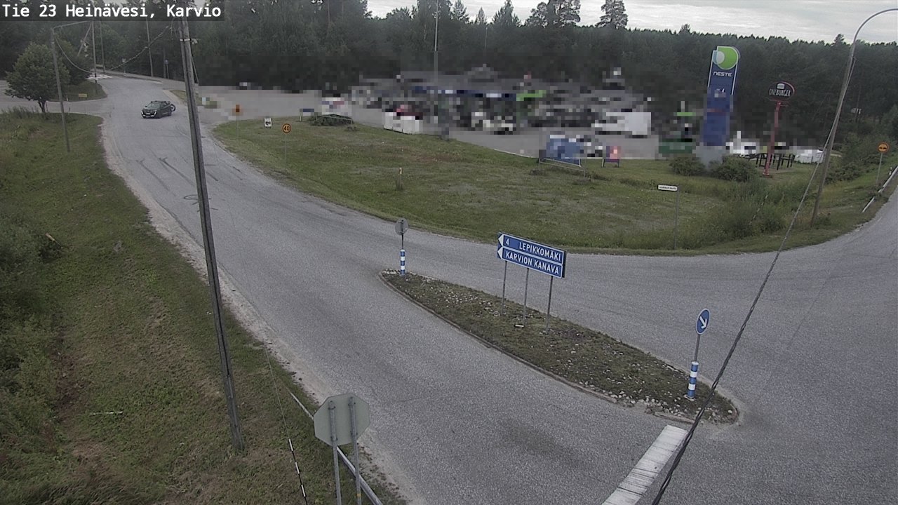 Weather Camera Image Road 23 Heinävesi, Karvio, Heinävesi, Pohjois-Karjala