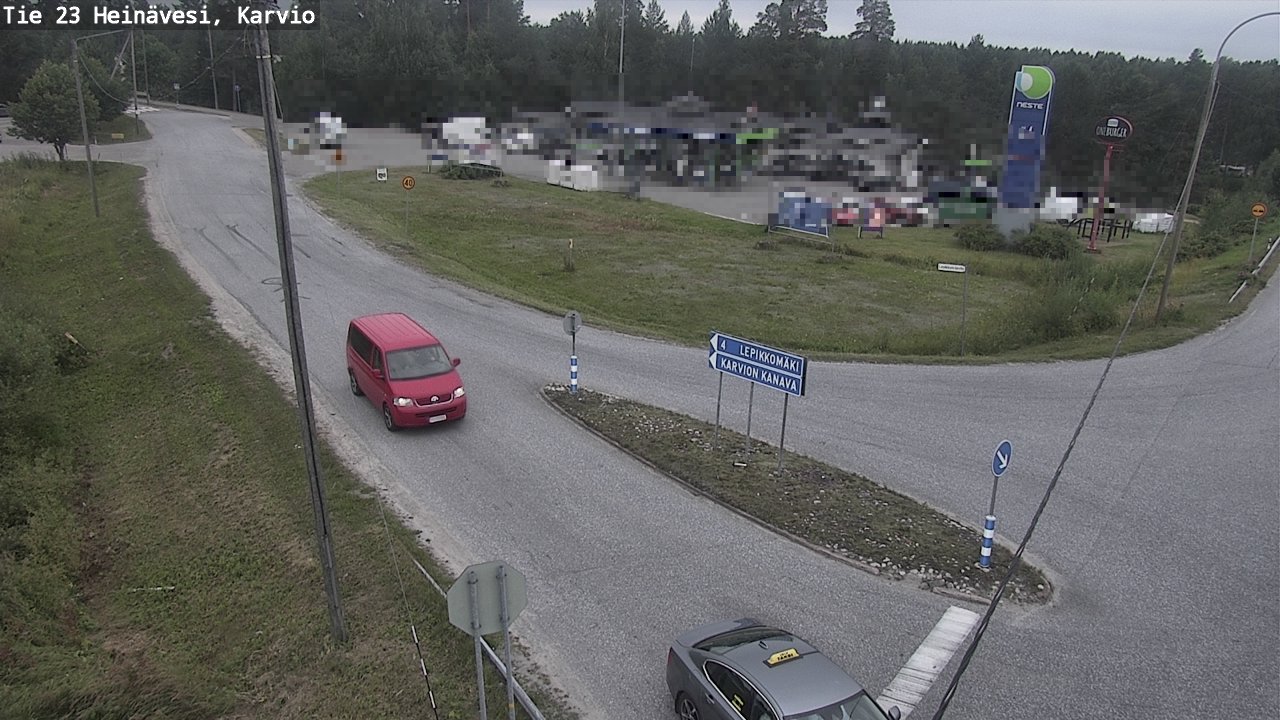 Weather Camera Image Road 23 Heinävesi, Karvio, Heinävesi, Pohjois-Karjala