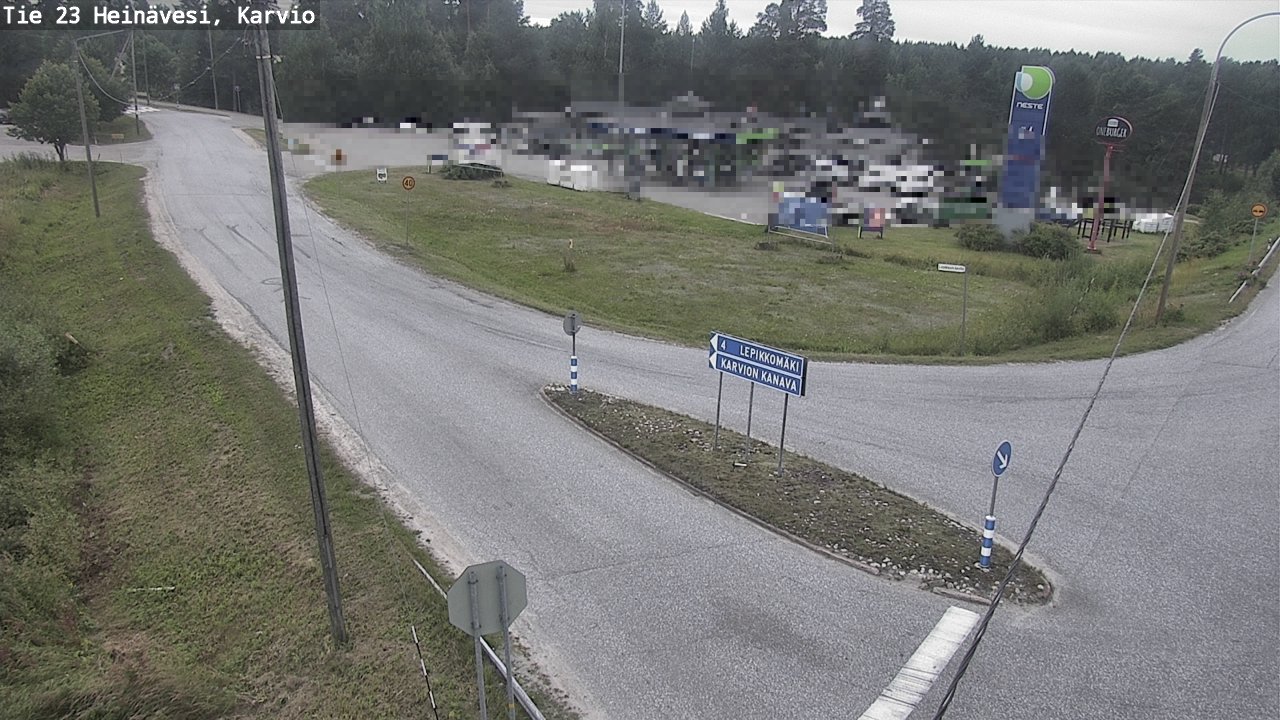 Weather Camera Image Road 23 Heinävesi, Karvio, Heinävesi, Pohjois-Karjala