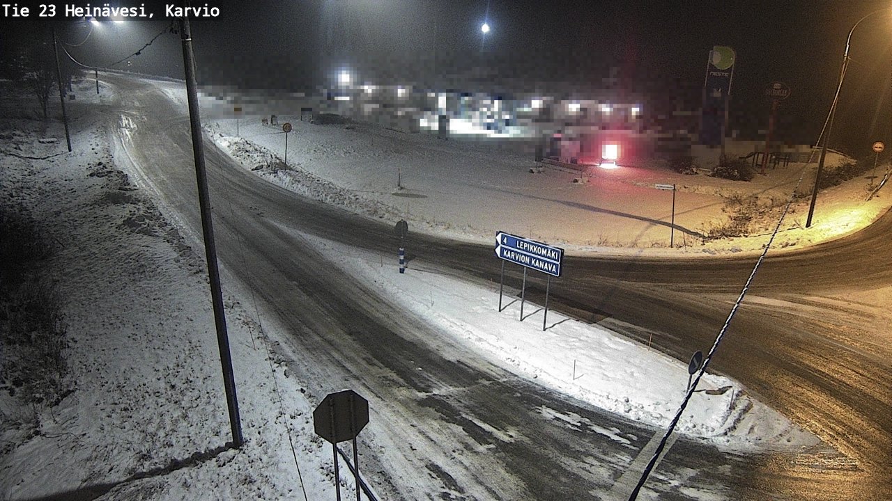 Weather Camera Image Väg 23 Heinävesi, Karvio, Heinävesi, Pohjois-Karjala