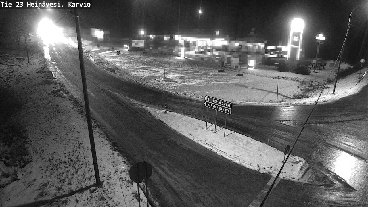 Weather Camera Image Väg 23 Heinävesi, Karvio, Heinävesi, Pohjois-Karjala
