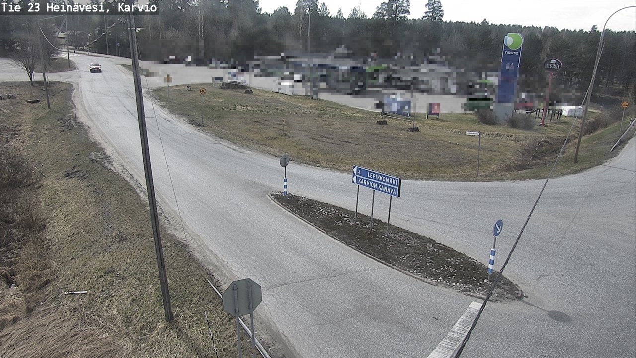 Weather Camera Image Road 23 Heinävesi, Karvio, Heinävesi, Pohjois-Karjala