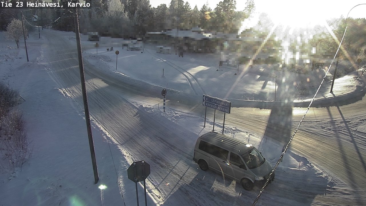 Weather Camera Image Road 23 Heinävesi, Karvio, Heinävesi, Pohjois-Karjala