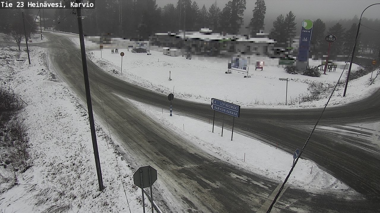Weather Camera Image Väg 23 Heinävesi, Karvio, Heinävesi, Pohjois-Karjala