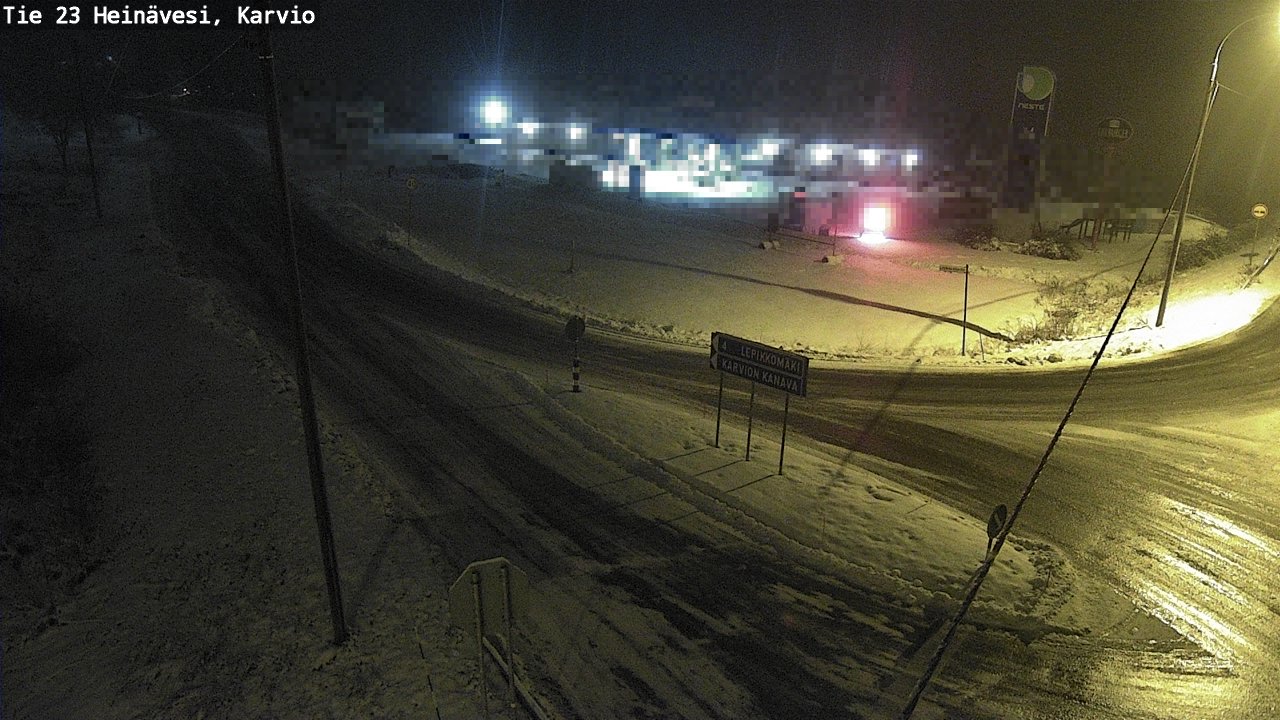 Weather Camera Image Väg 23 Heinävesi, Karvio, Heinävesi, Pohjois-Karjala