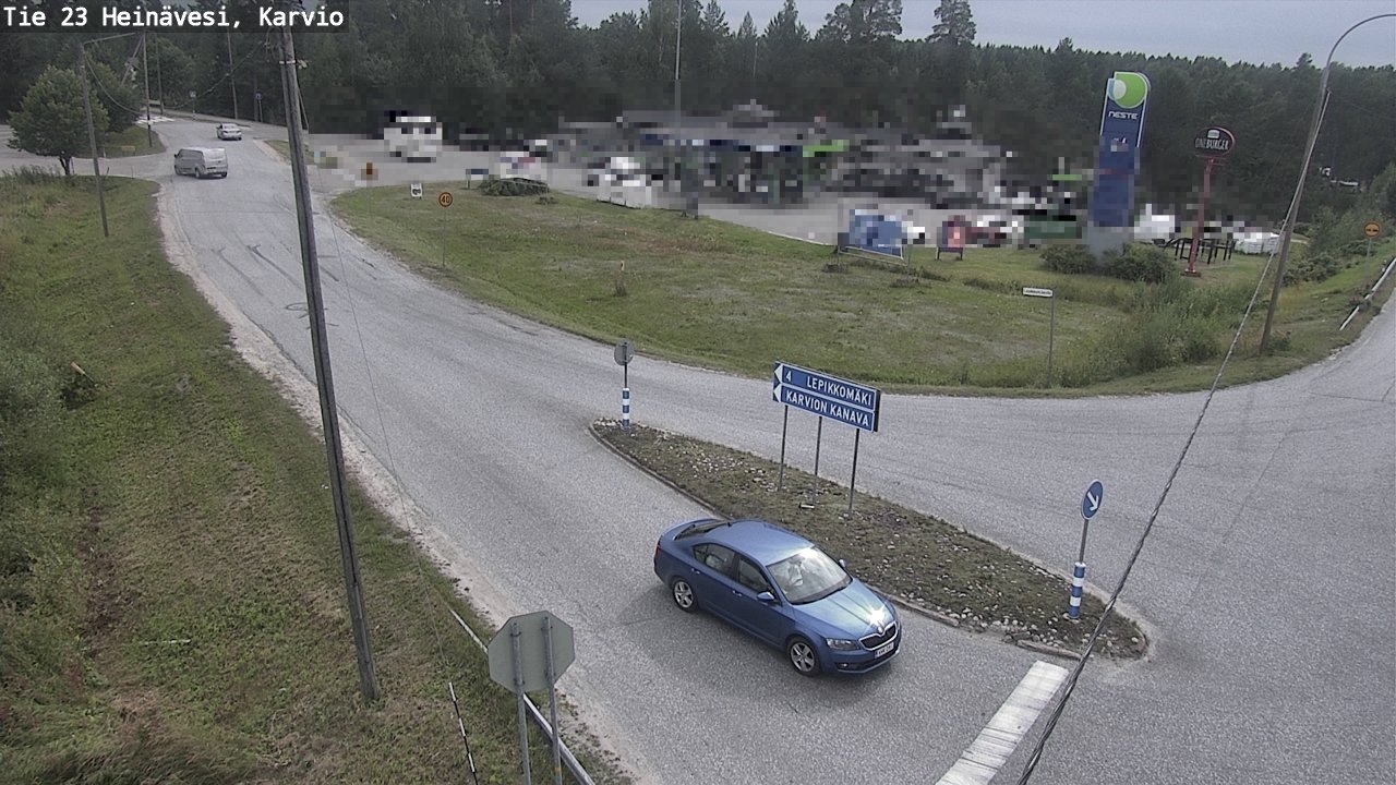 Weather Camera Image Road 23 Heinävesi, Karvio, Heinävesi, Pohjois-Karjala
