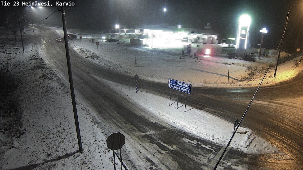 Weather Camera Image Väg 23 Heinävesi, Karvio, Heinävesi, Pohjois-Karjala