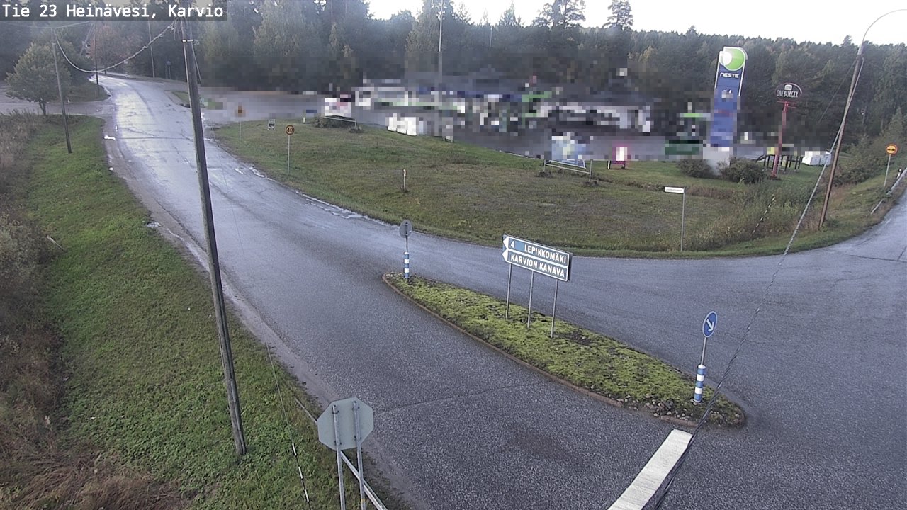 Weather Camera Image Road 23 Heinävesi, Karvio, Heinävesi, Pohjois-Karjala