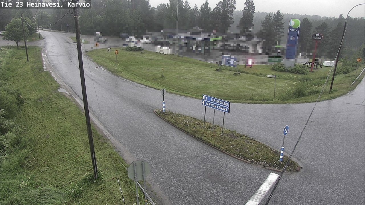 Weather Camera Image Road 23 Heinävesi, Karvio, Heinävesi, Pohjois-Karjala
