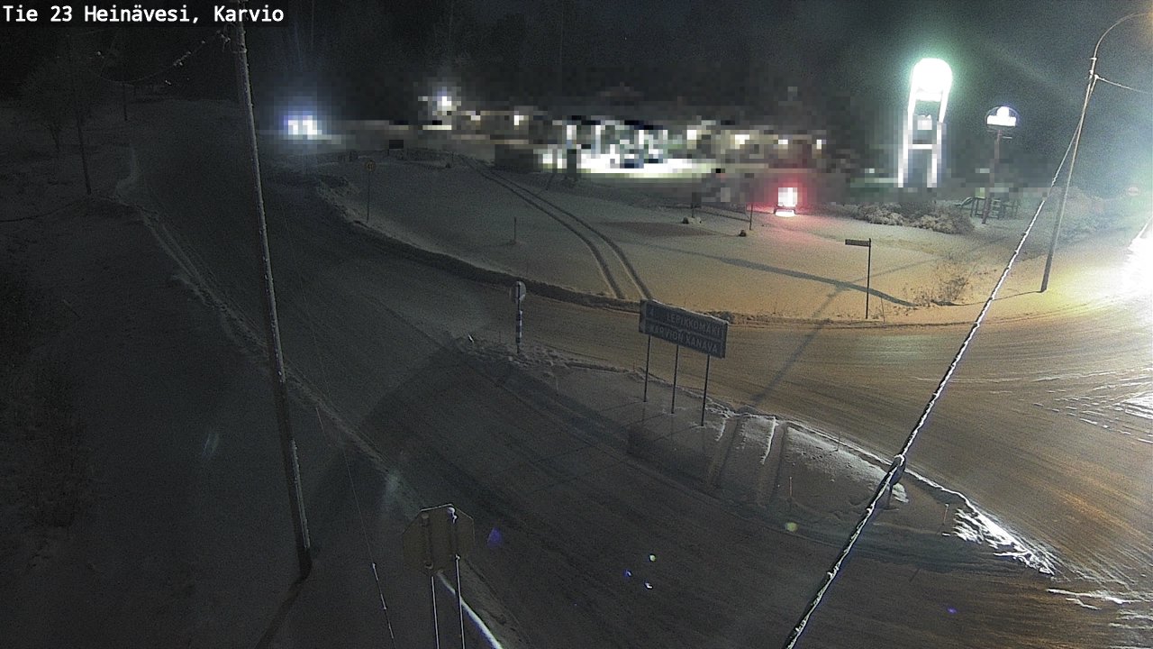 Weather Camera Image Road 23 Heinävesi, Karvio, Heinävesi, Pohjois-Karjala