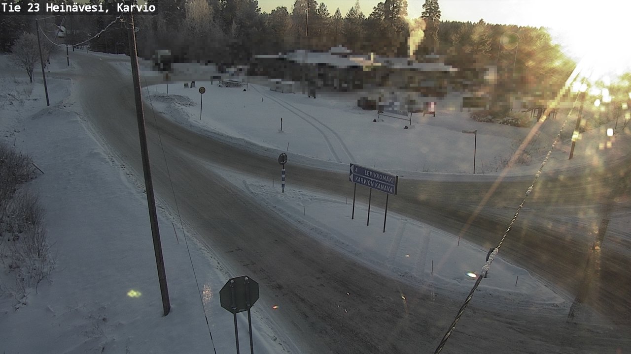 Kelikamerat Kuva Tie 23 Heinävesi, Karvio, Heinävesi, Pohjois-Karjala