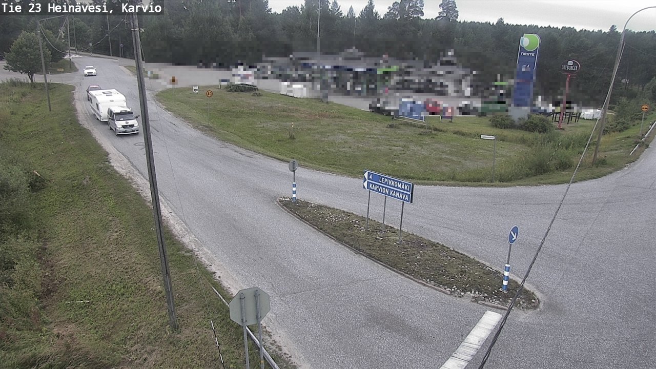 Weather Camera Image Road 23 Heinävesi, Karvio, Heinävesi, Pohjois-Karjala