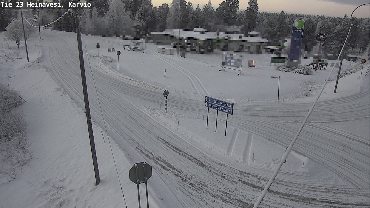 Kelikamerat Kuva Tie 23 Heinävesi, Karvio, Heinävesi, Pohjois-Karjala
