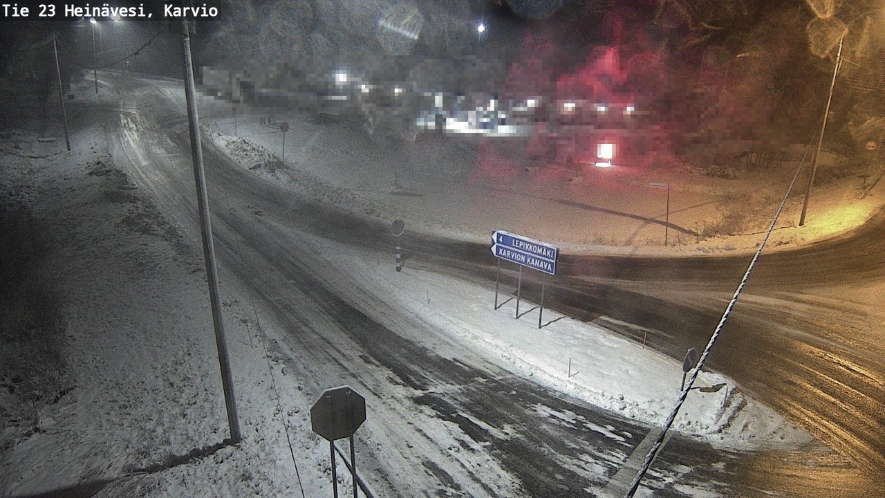 Weather Camera Image Väg 23 Heinävesi, Karvio, Heinävesi, Pohjois-Karjala