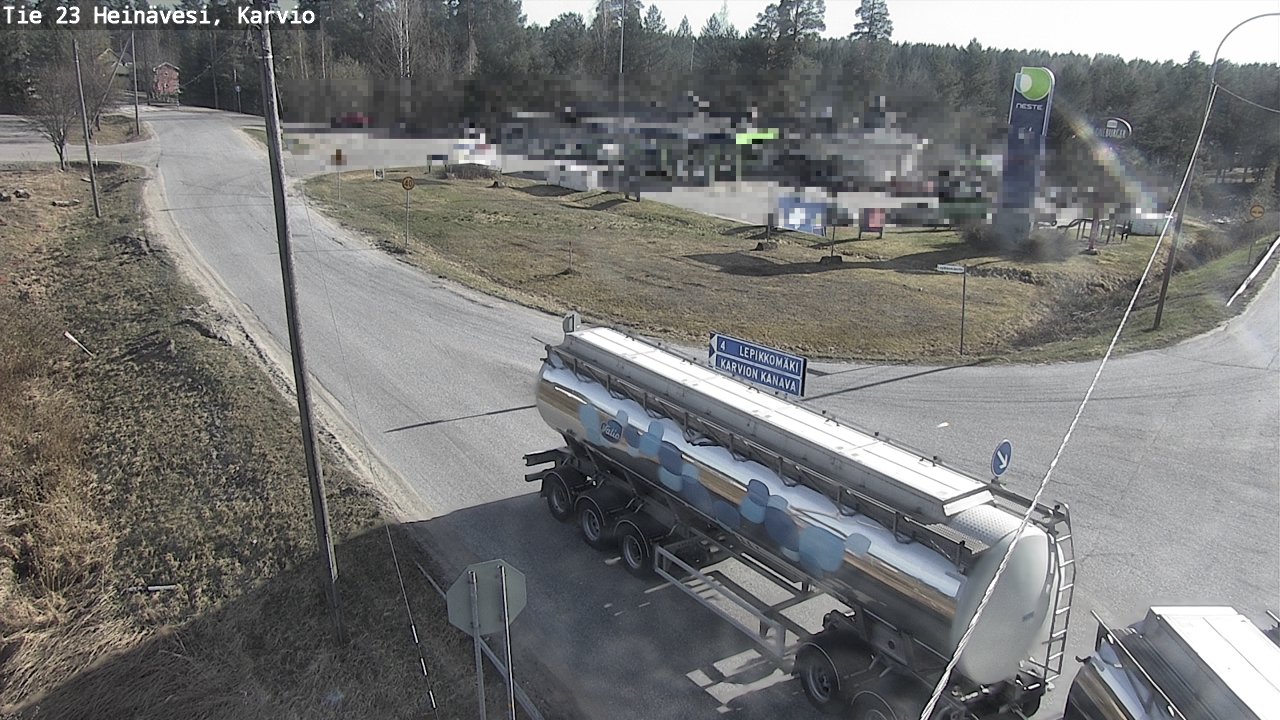Weather Camera Image Road 23 Heinävesi, Karvio, Heinävesi, Pohjois-Karjala