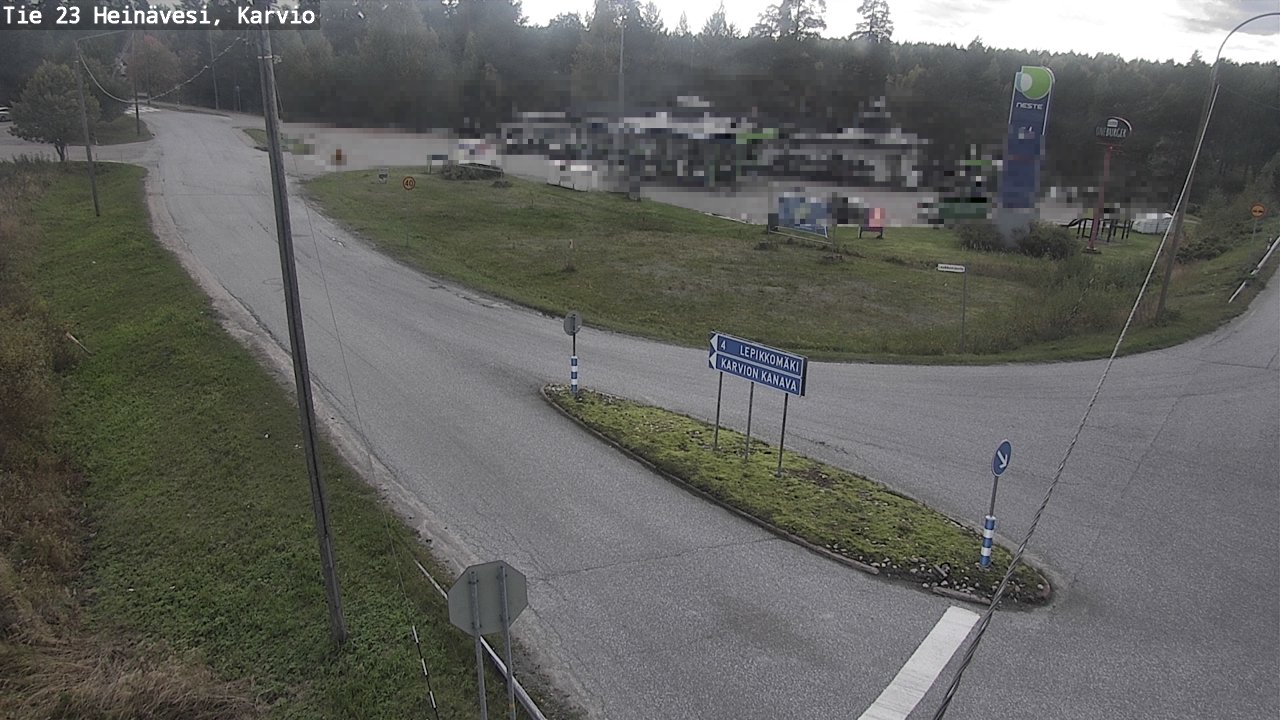 Weather Camera Image Road 23 Heinävesi, Karvio, Heinävesi, Pohjois-Karjala