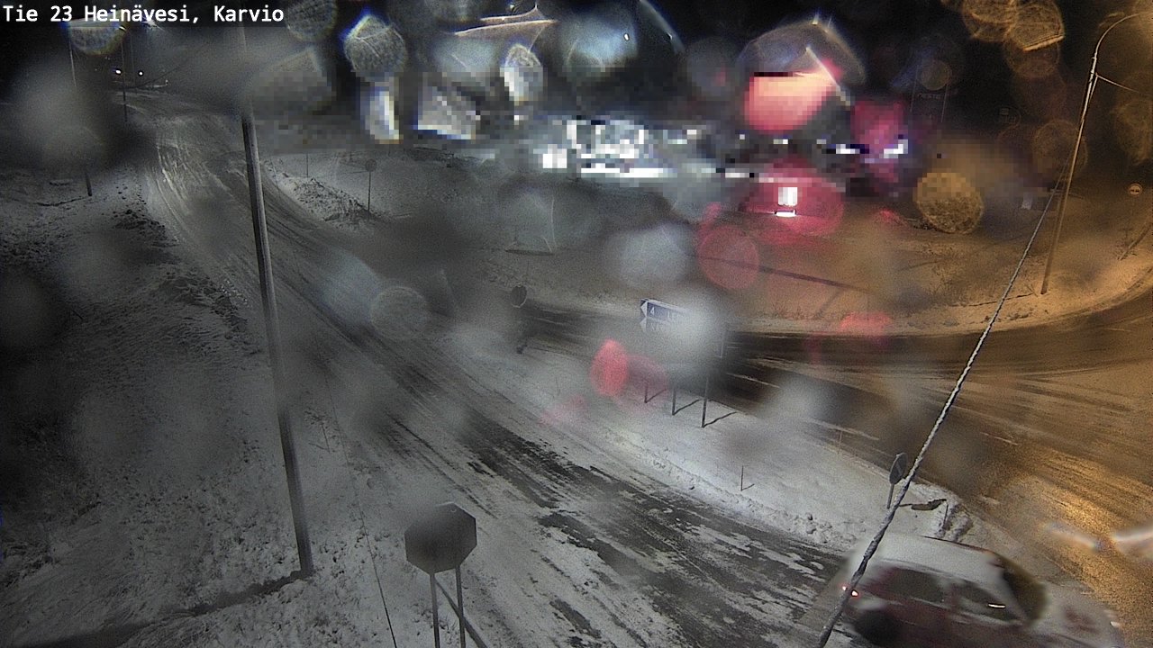 Weather Camera Image Väg 23 Heinävesi, Karvio, Heinävesi, Pohjois-Karjala