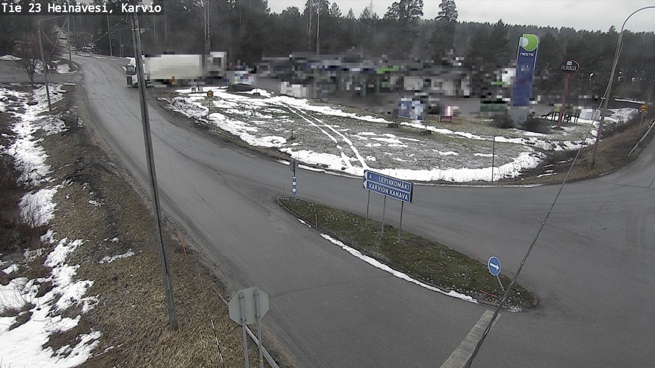 Kelikamerat Kuva Tie 23 Heinävesi, Karvio, Heinävesi, Pohjois-Karjala