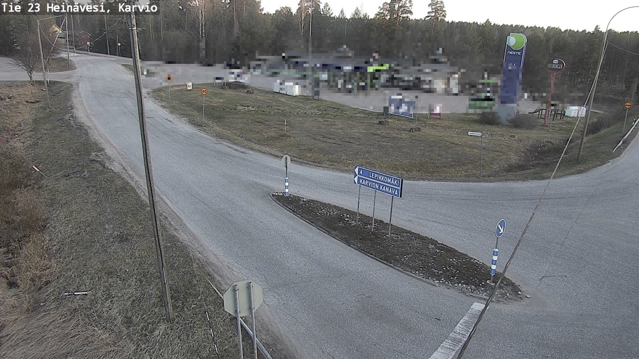Weather Camera Image Road 23 Heinävesi, Karvio, Heinävesi, Pohjois-Karjala