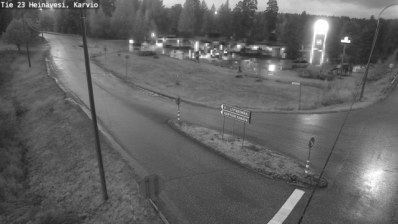 Weather Camera Image Road 23 Heinävesi, Karvio, Heinävesi, Pohjois-Karjala