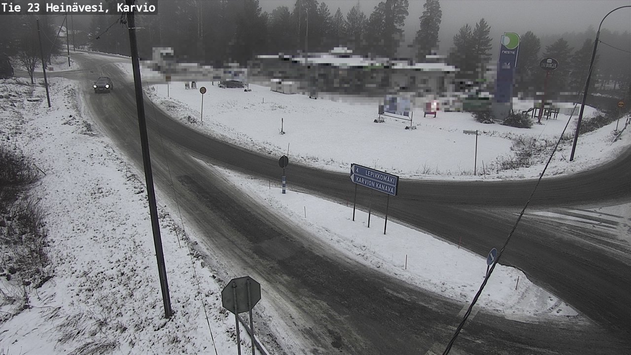 Weather Camera Image Väg 23 Heinävesi, Karvio, Heinävesi, Pohjois-Karjala