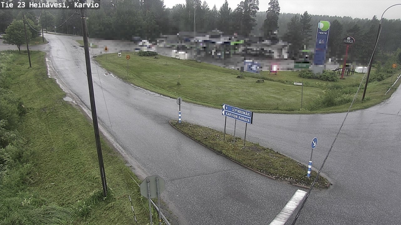 Weather Camera Image Road 23 Heinävesi, Karvio, Heinävesi, Pohjois-Karjala