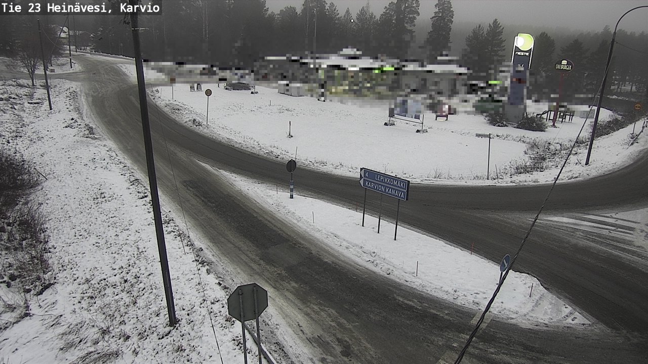 Weather Camera Image Väg 23 Heinävesi, Karvio, Heinävesi, Pohjois-Karjala