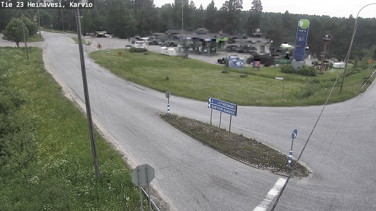 Kelikamerat Kuva Tie 23 Heinävesi, Karvio, Heinävesi, Pohjois-Karjala