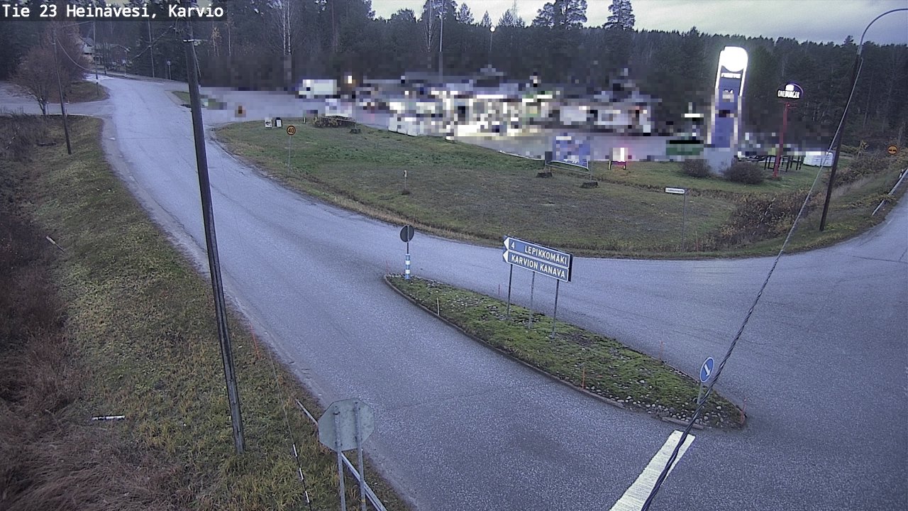 Kelikamerat Kuva Tie 23 Heinävesi, Karvio, Heinävesi, Pohjois-Karjala
