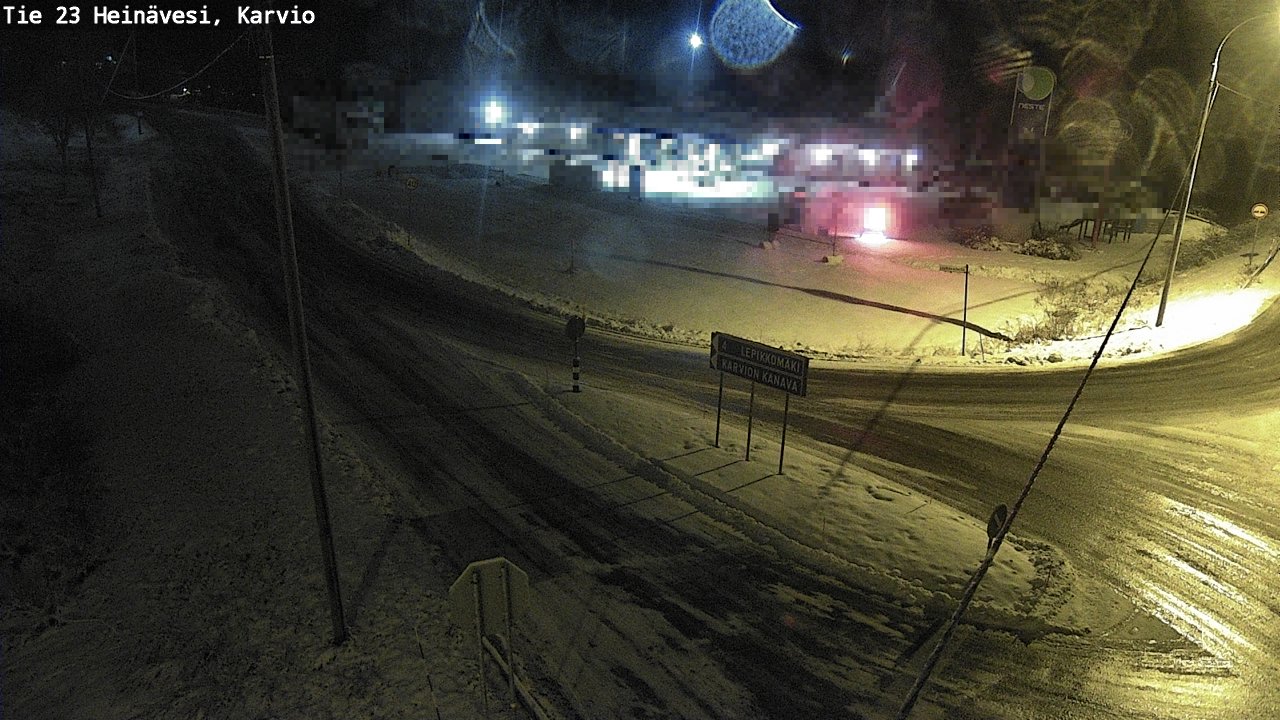 Weather Camera Image Väg 23 Heinävesi, Karvio, Heinävesi, Pohjois-Karjala