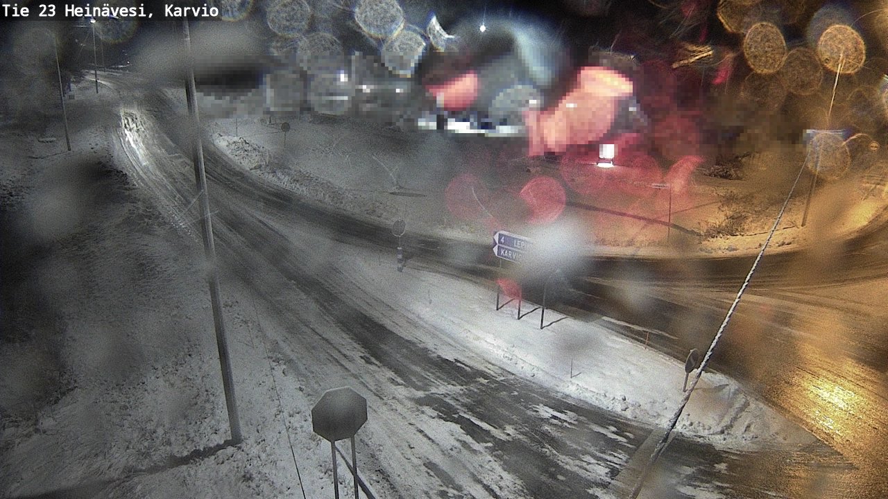 Weather Camera Image Väg 23 Heinävesi, Karvio, Heinävesi, Pohjois-Karjala