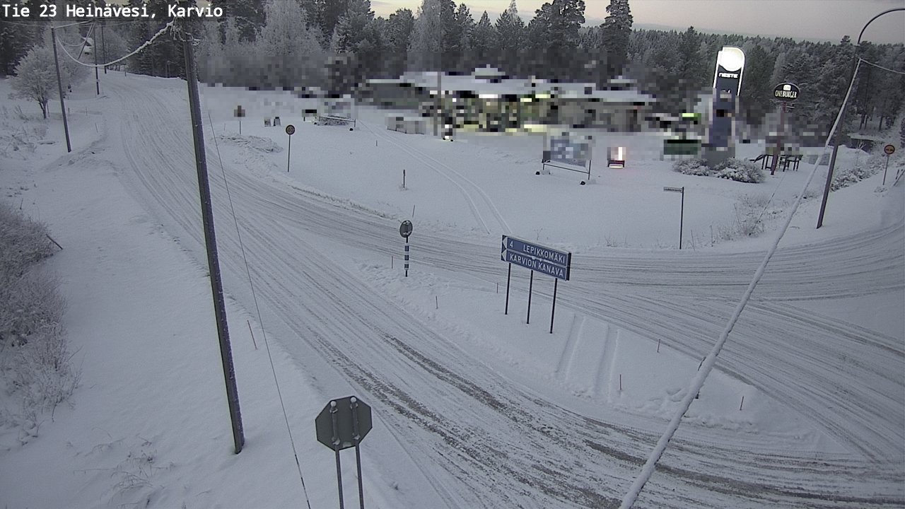 Kelikamerat Kuva Tie 23 Heinävesi, Karvio, Heinävesi, Pohjois-Karjala