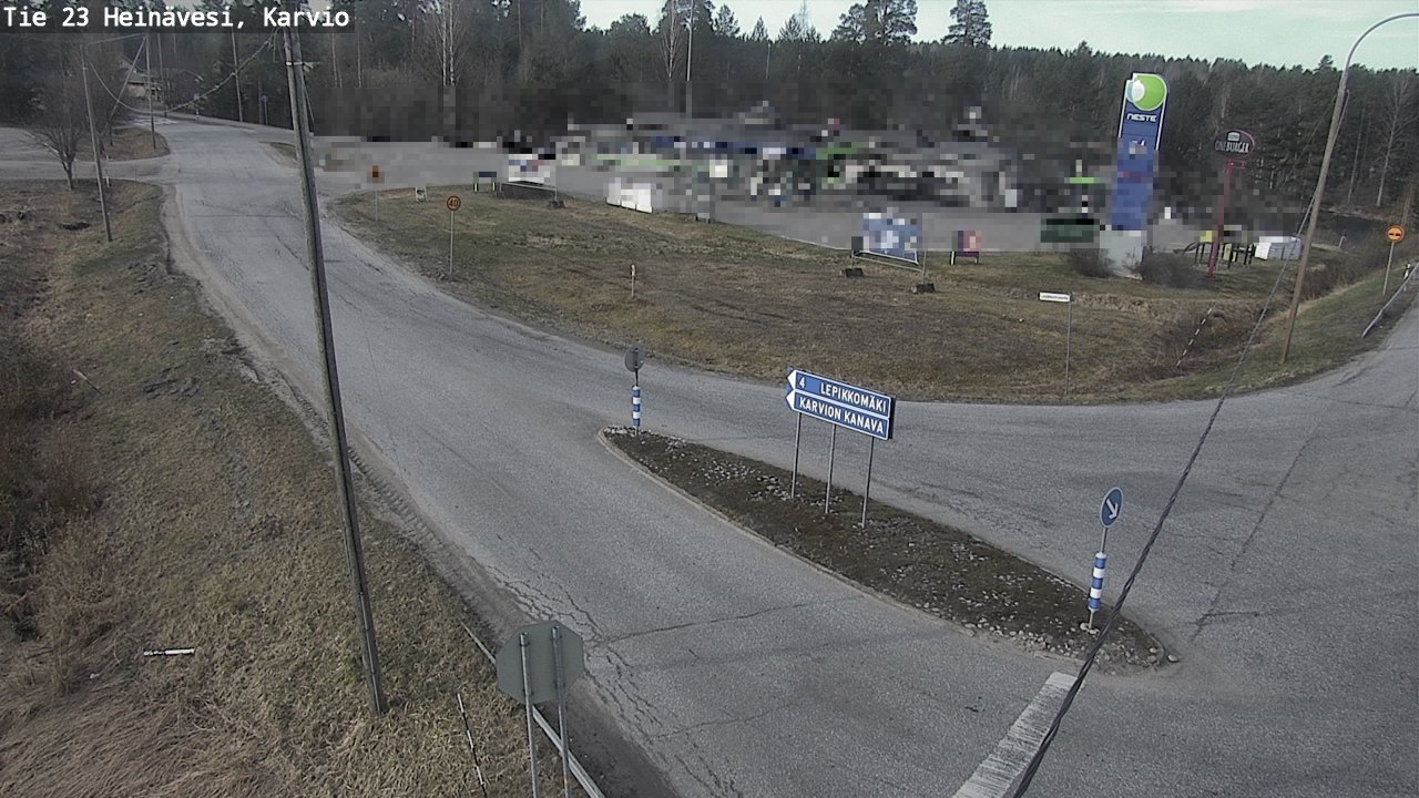 Weather Camera Image Road 23 Heinävesi, Karvio, Heinävesi, Pohjois-Karjala