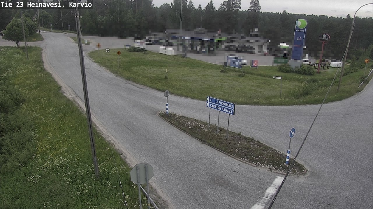 Kelikamerat Kuva Tie 23 Heinävesi, Karvio, Heinävesi, Pohjois-Karjala