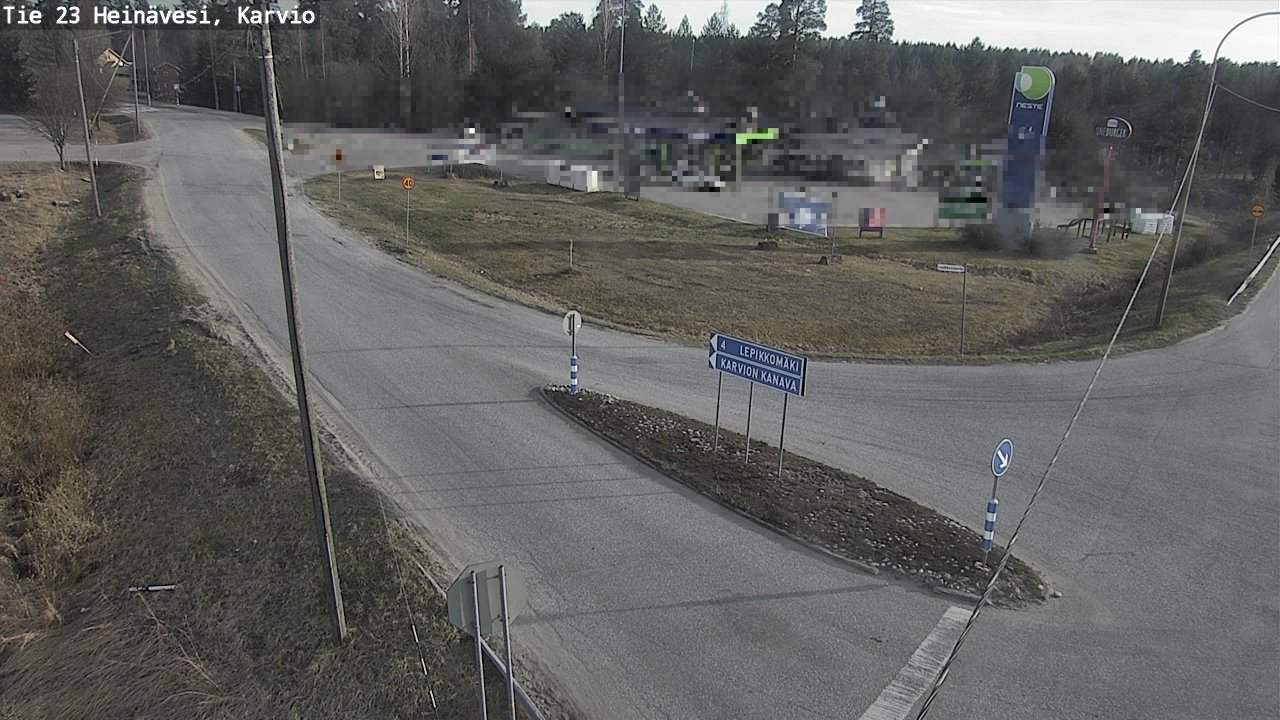 Weather Camera Image Road 23 Heinävesi, Karvio, Heinävesi, Pohjois-Karjala