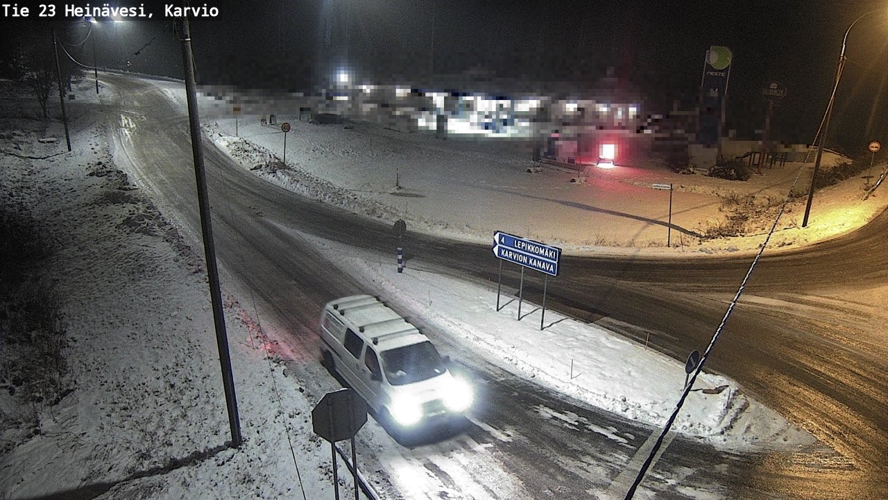 Weather Camera Image Väg 23 Heinävesi, Karvio, Heinävesi, Pohjois-Karjala