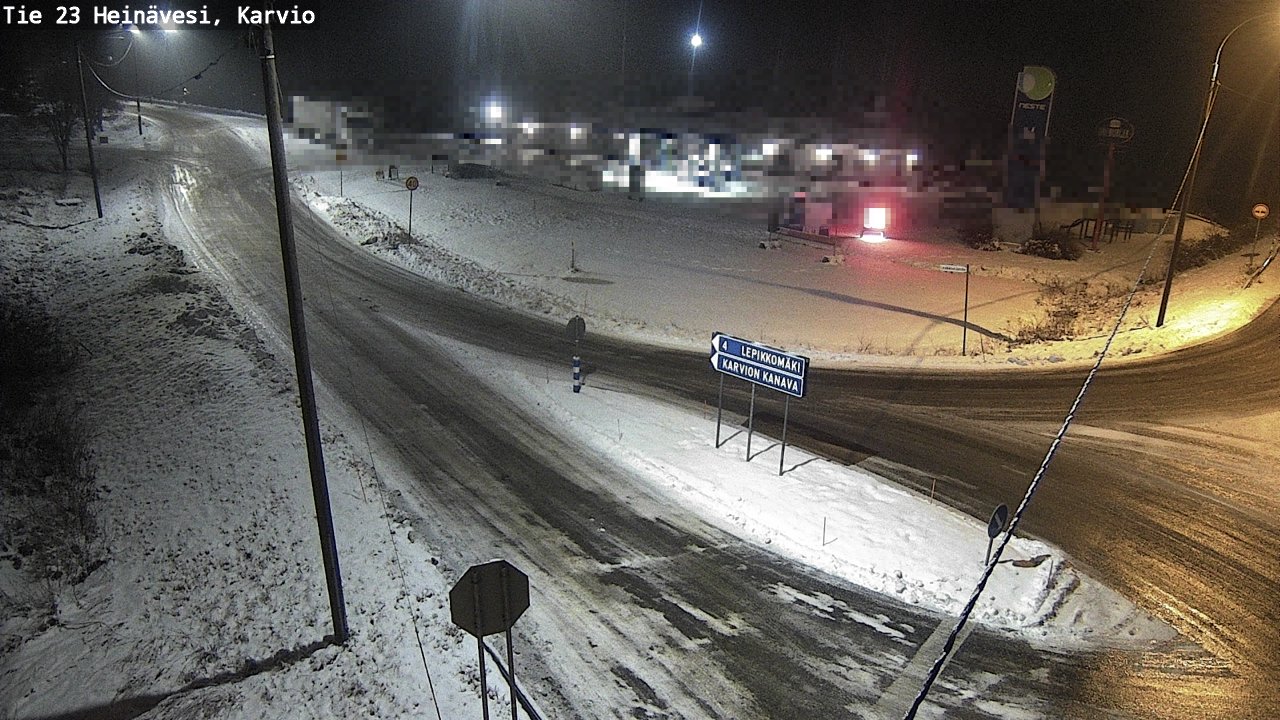 Weather Camera Image Väg 23 Heinävesi, Karvio, Heinävesi, Pohjois-Karjala
