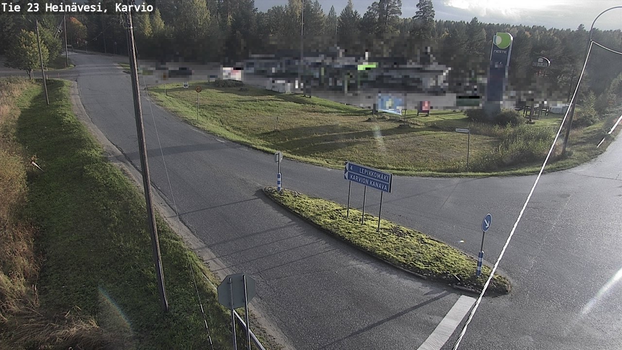Weather Camera Image Road 23 Heinävesi, Karvio, Heinävesi, Pohjois-Karjala