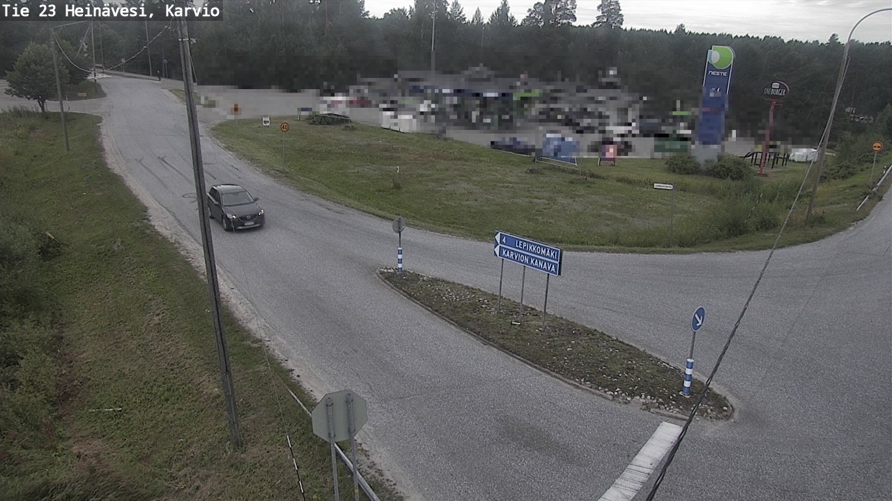 Weather Camera Image Road 23 Heinävesi, Karvio, Heinävesi, Pohjois-Karjala