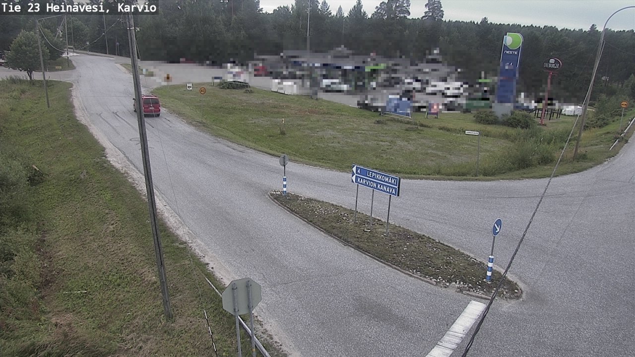 Weather Camera Image Road 23 Heinävesi, Karvio, Heinävesi, Pohjois-Karjala
