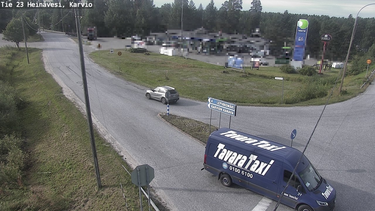 Weather Camera Image Road 23 Heinävesi, Karvio, Heinävesi, Pohjois-Karjala