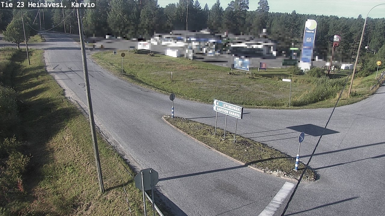 Weather Camera Image Road 23 Heinävesi, Karvio, Heinävesi, Pohjois-Karjala